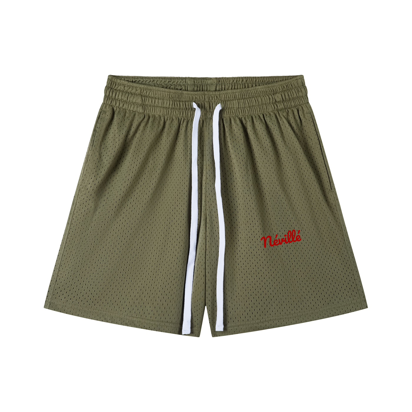 Mesh Drawstring Shorts