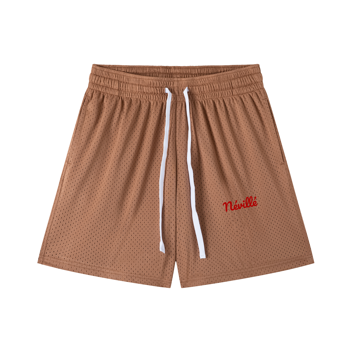 Mesh Drawstring Shorts