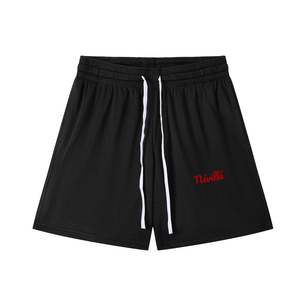 Mesh Drawstring Shorts