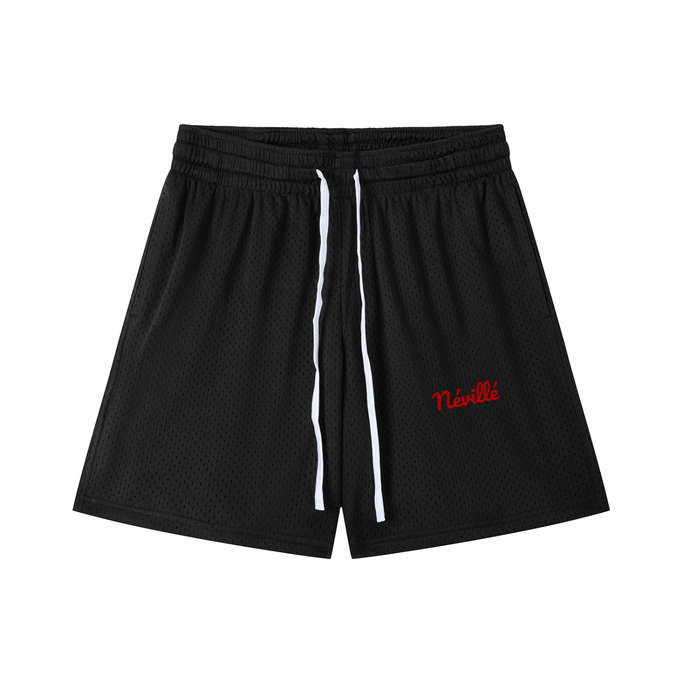 Mesh Drawstring Shorts